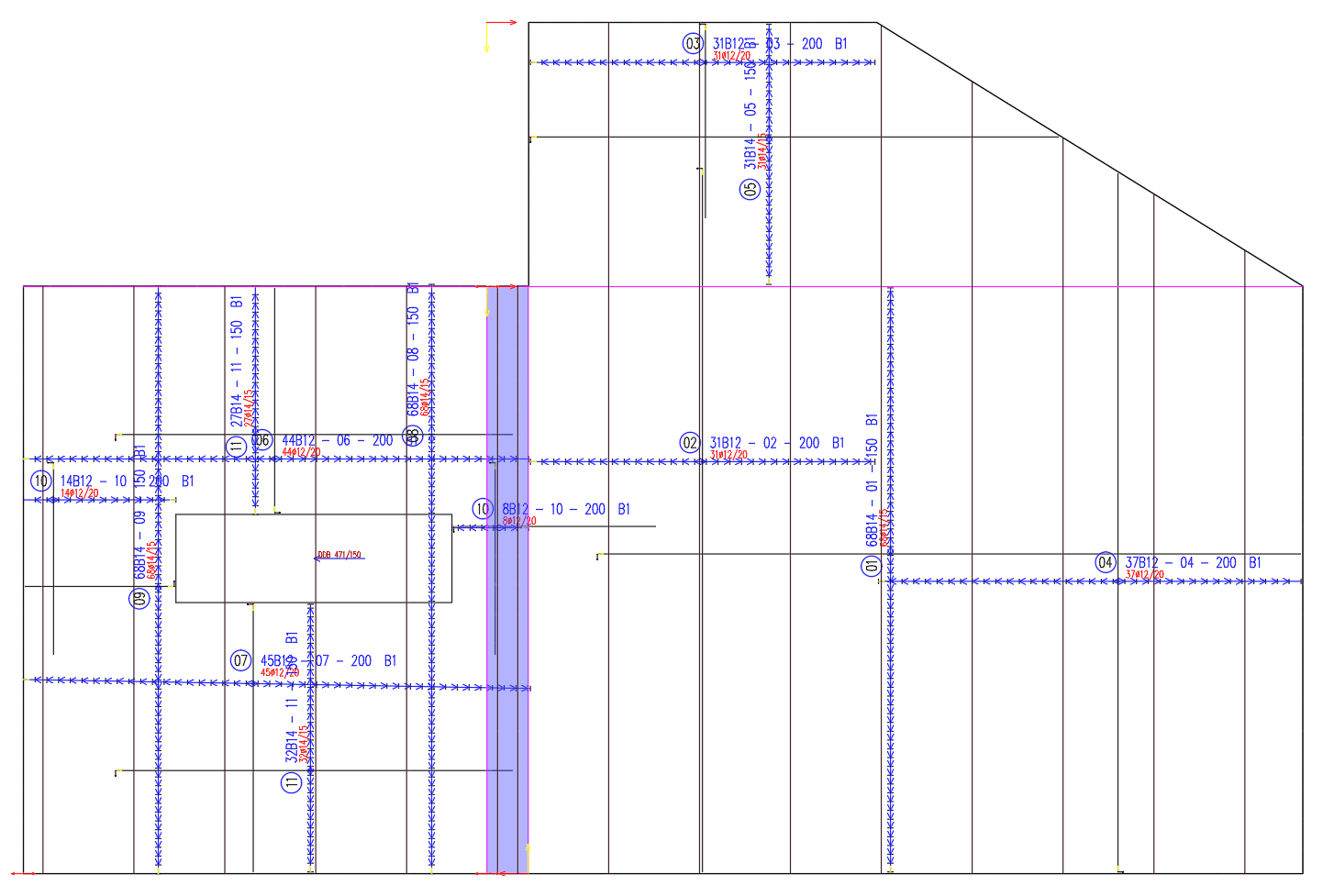 Cutting and overlap details in BAMTEC system
