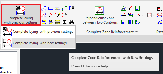 Complete zone reinforcement